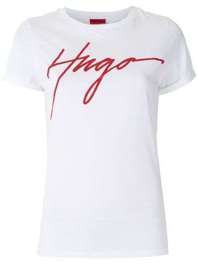 HUGO футболка с короткими рукавами и логотипом