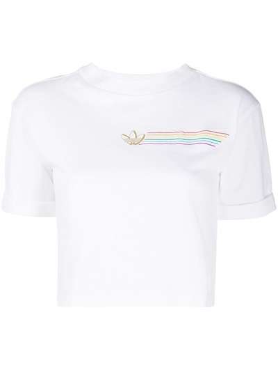 adidas укороченная футболка Pride Linear