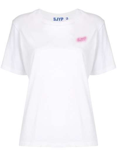 SJYP футболка с короткими рукавами и логотипом