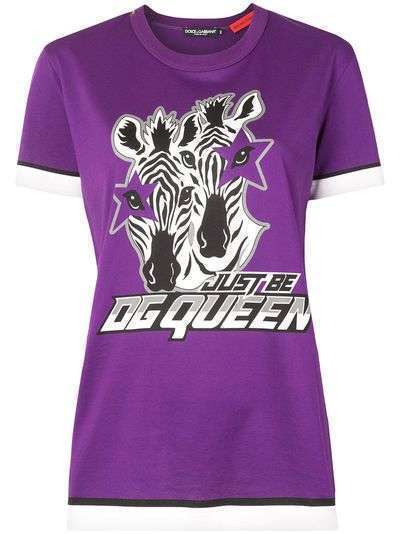 Dolce & Gabbana футболка с принтом DG Queen