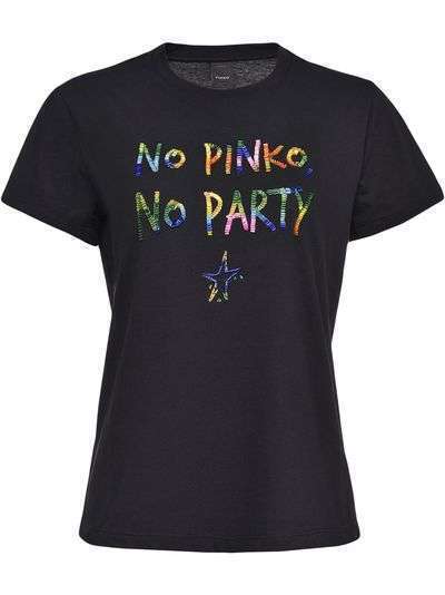 Pinko "футболка No Pinko, No Party"