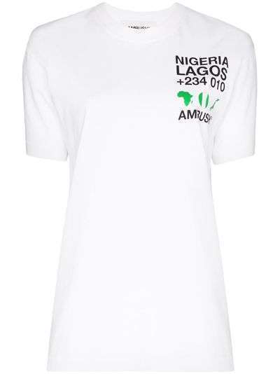 AMBUSH футболка Nigeria с логотипом