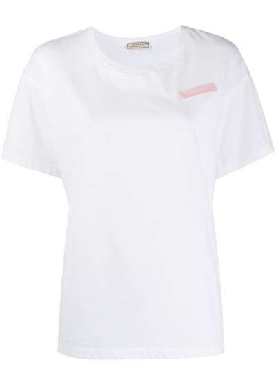 Nina Ricci футболка с нашивкой-логотипом