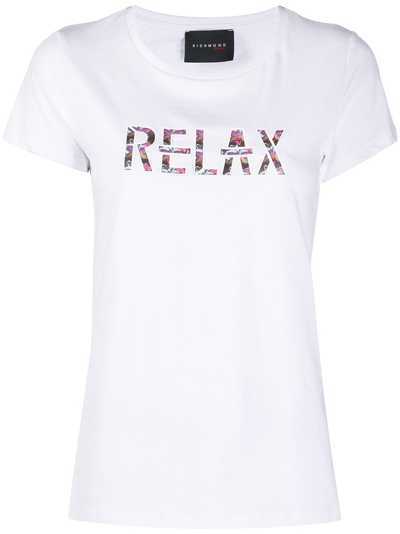 John Richmond футболка с принтом Relax