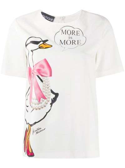 Boutique Moschino футболка с графичным принтом