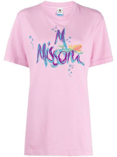 M Missoni футболка оверсайз с логотипом