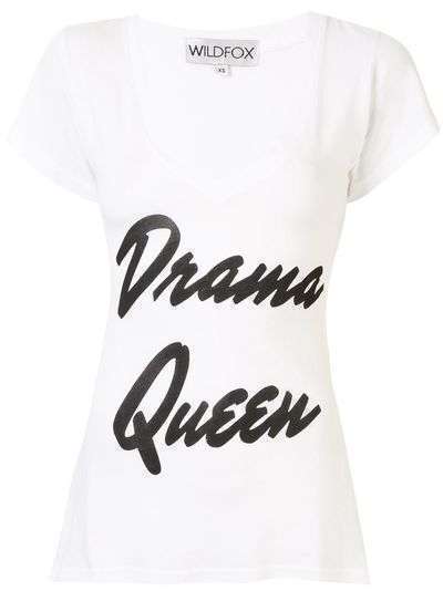 Wildfox футболка с надписью Drama Queen