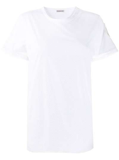 Moncler сетчатая футболка