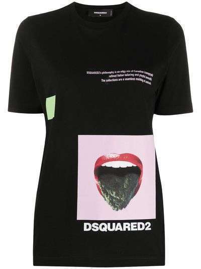 Dsquared2 футболка с графичным принтом