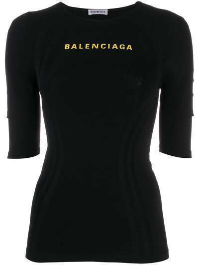 Balenciaga спортивный топ с логотипом
