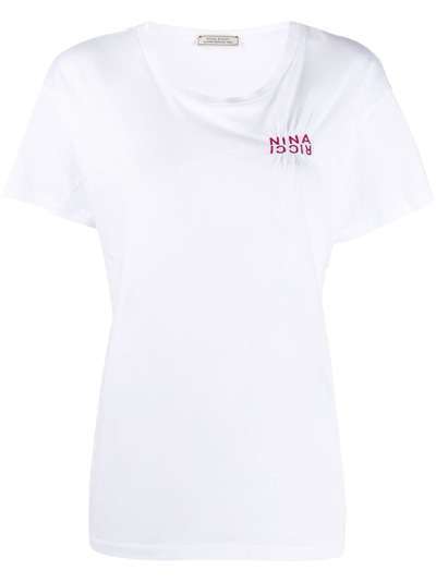 Nina Ricci футболка с логотипом
