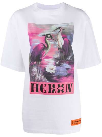 Heron Preston футболка с короткими рукавами и принтом Heron
