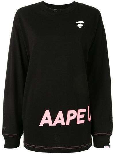 AAPE BY *A BATHING APE® футболка Aape Universe с логотипом