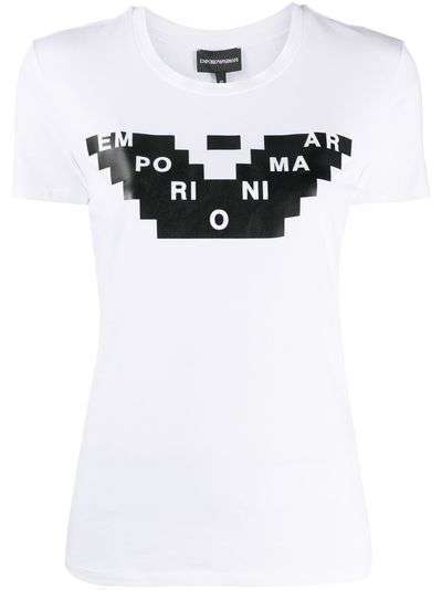 Emporio Armani футболка с графичным принтом