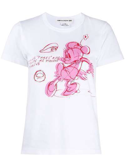 Comme Des Garçons Girl футболка Minnie's Takes с короткими рукавами