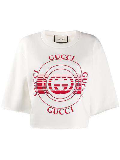 Gucci футболка с принтом Gucci Disk