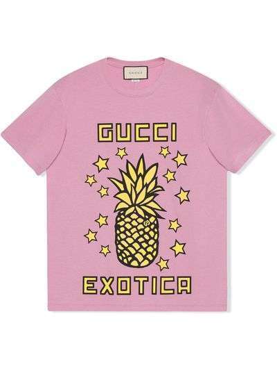 Gucci футболка с принтом Gucci Exotica