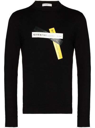 Givenchy свитер с принтом Mix Address
