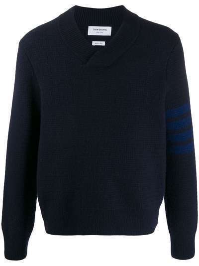 Thom Browne пуловер с воротником-шалькой