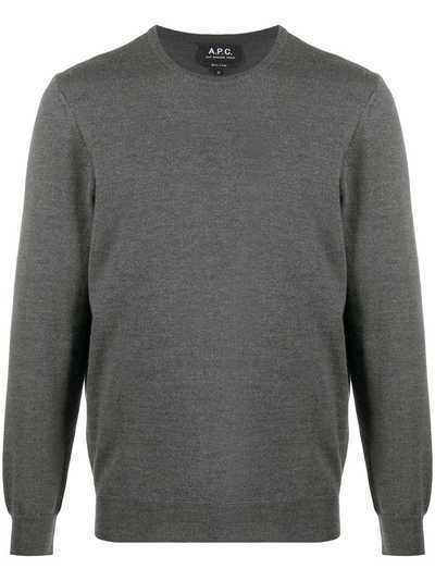A.P.C. свитер с круглым вырезом