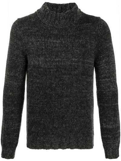 Cenere GB меланжевый свитер с высоким воротником