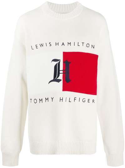 Tommy Hilfiger джемпер с логотипом из коллаборации с Lewis Hamilton