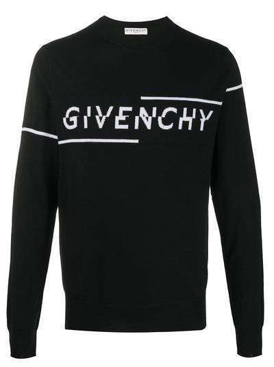 Givenchy джемпер с вышитым логотипом