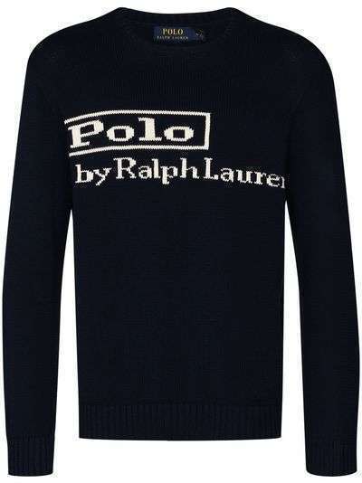 Polo Ralph Lauren свитер с логотипом вязки интарсия