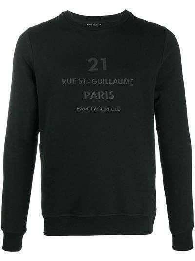 Karl Lagerfeld толстовка Rue St Guillaume с принтом