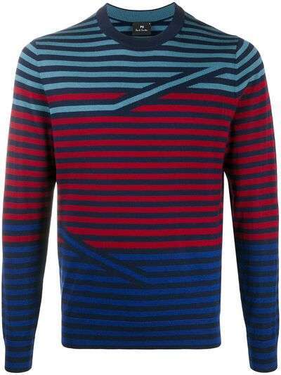 PS Paul Smith полосатый свитер с длинными рукавами