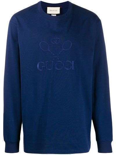 Gucci толстовка с вышивкой Gucci Tennis