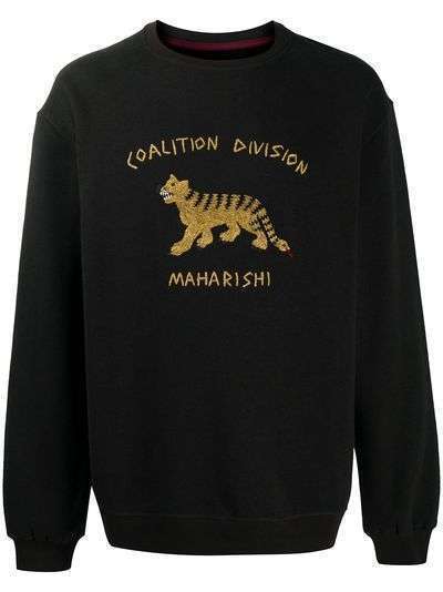 Maharishi свитер с вышитым логотипом