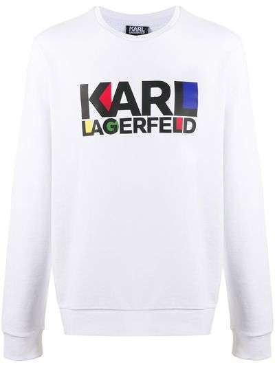 Karl Lagerfeld толстовка с круглым вырезом и логотипом