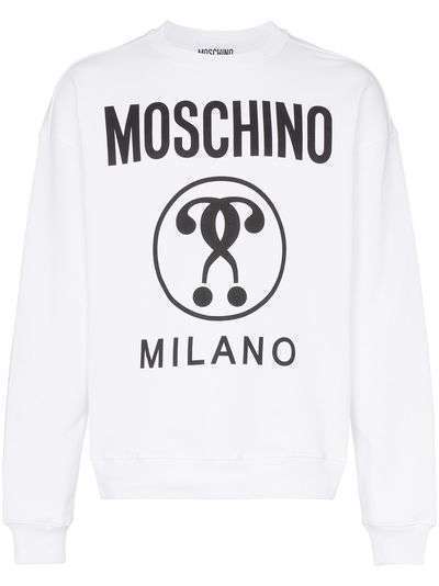 Moschino толстовка с круглым вырезом и логотипом