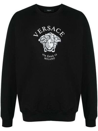 Versace толстовка с логотипом Medusa