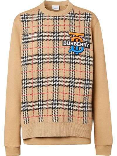 Burberry толстовка с монограммой