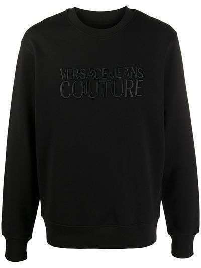 Versace Jeans Couture толстовка с вышитым логотипом