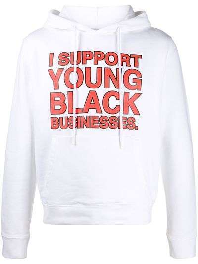 Off-White худи I Support Young Black Businesses
