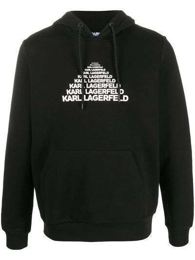 Karl Lagerfeld толстовка с капюшоном и логотипом