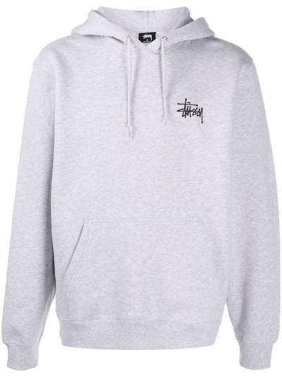 Stussy худи с кулиской и логотипом