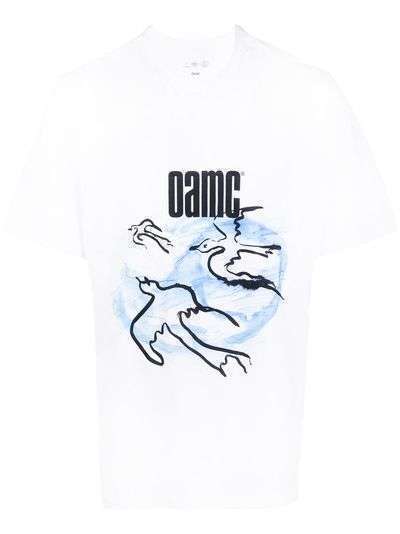 OAMC футболка с графичным принтом