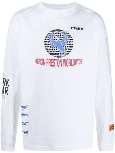 Heron Preston футболка с логотипом