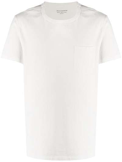AllSaints футболка с накладным карманом