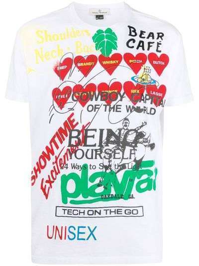 Vivienne Westwood футболка с надписью