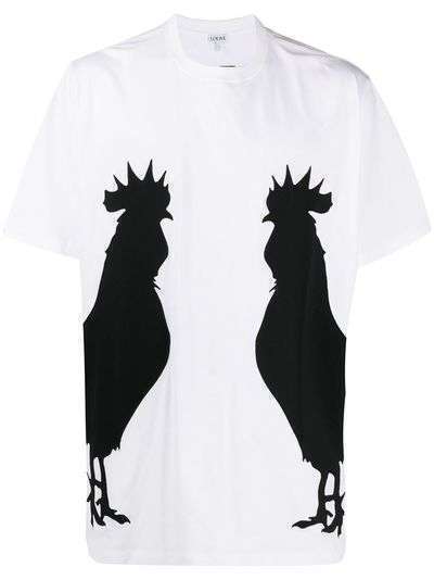 LOEWE футболка Rooster с короткими рукавами