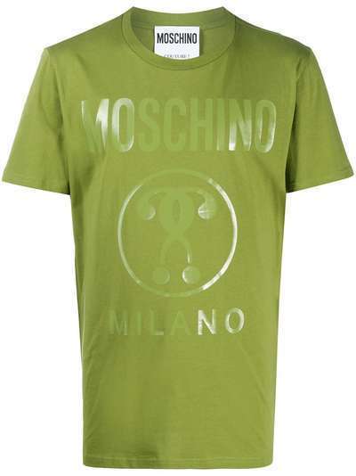 Moschino футболка с логотипом Milano