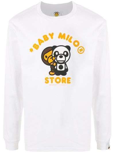 *BABY MILO® STORE BY *A BATHING APE® футболка с графичным принтом и круглым вырезом