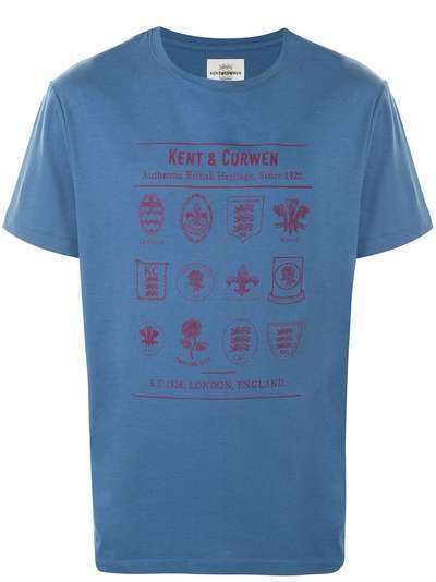 Kent & Curwen футболка с короткими рукавами и принтом