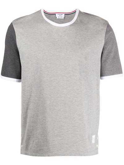 Thom Browne футболка с контрастными рукавами
