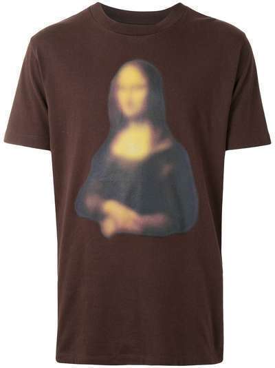 Off-White футболка с принтом Mona Lisa